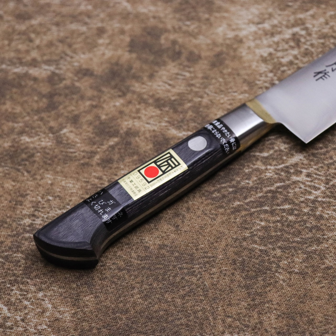 武藏國光月 無垢日本碳鋼本燒 黃銅焊鑲口金 洋筋引