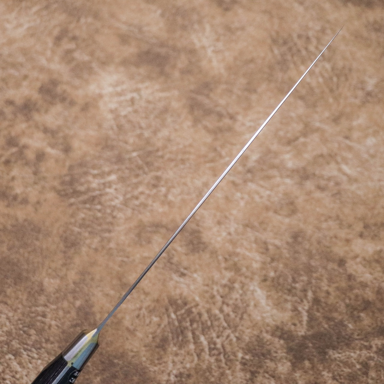 武藏國光月 無垢日本碳鋼本燒 黃銅焊鑲口金 洋筋引