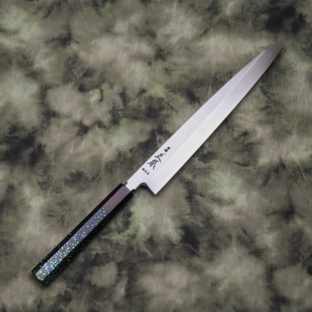 Masamoto Silver #3 Yanagi with white buffalo horn ferrule