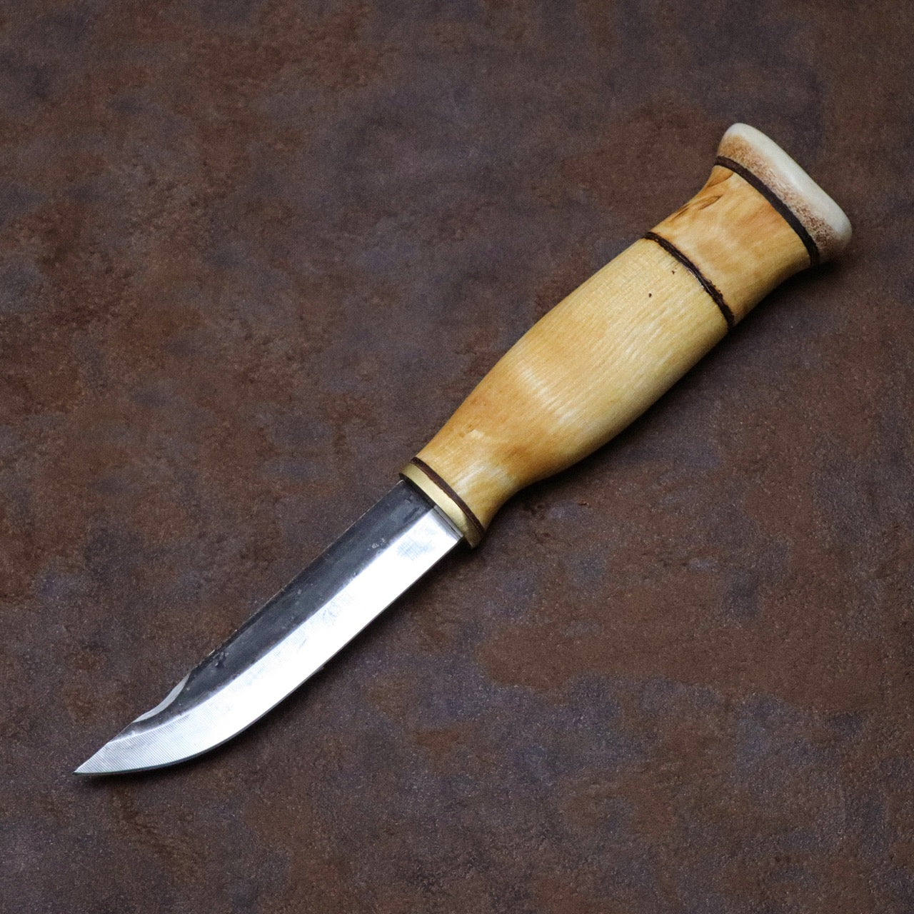 Wood Jewel 芬蘭小獵刀與馴鹿角打火石兩入套組