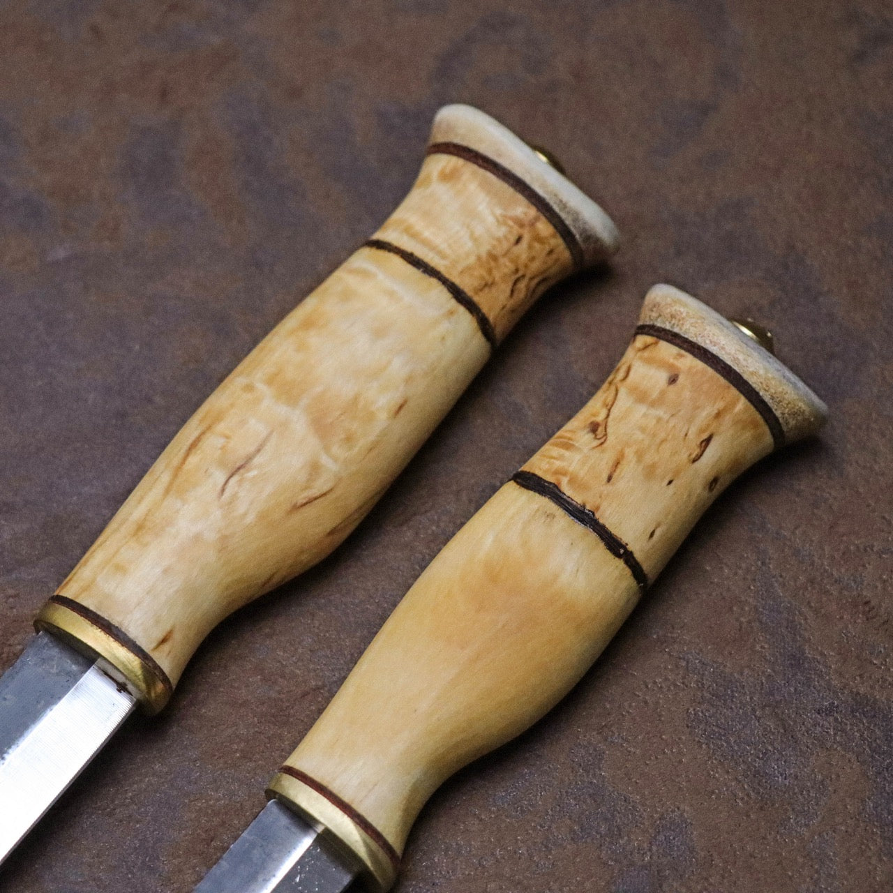 Wood Jewel 芬蘭小獵刀兩入套組 樺木馴鹿角柄