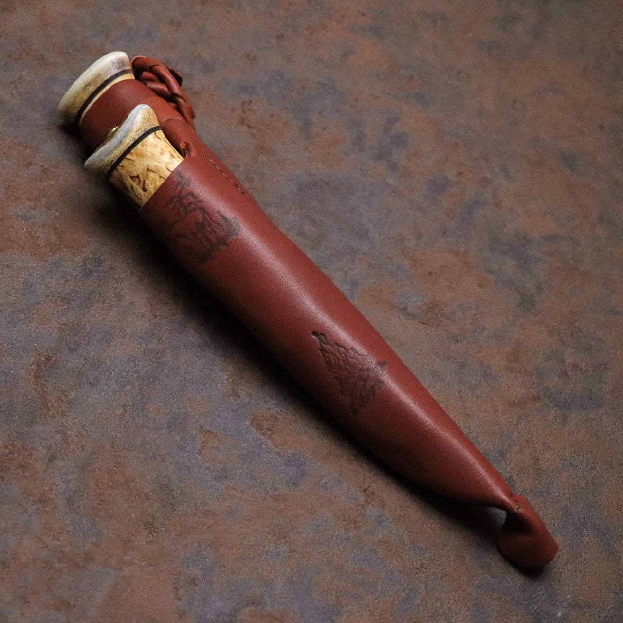 Wood Jewel 芬蘭小獵刀兩入套組 樺木馴鹿角柄