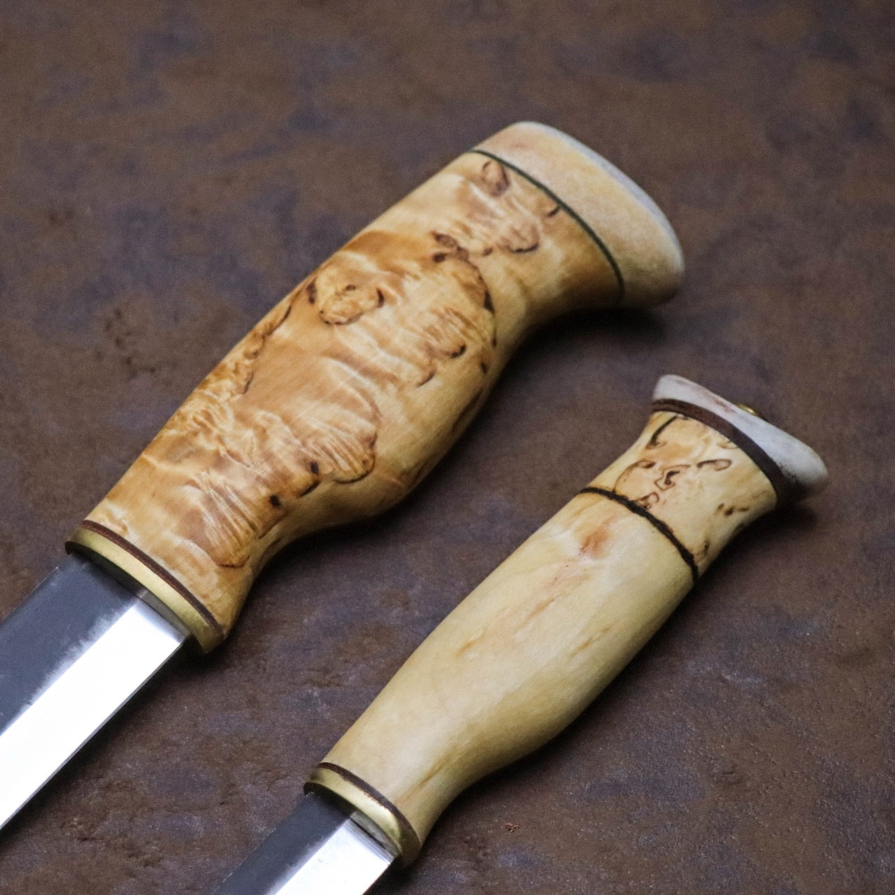 Wood Jewel 芬蘭小獵刀兩入套組 樺木馴鹿角柄