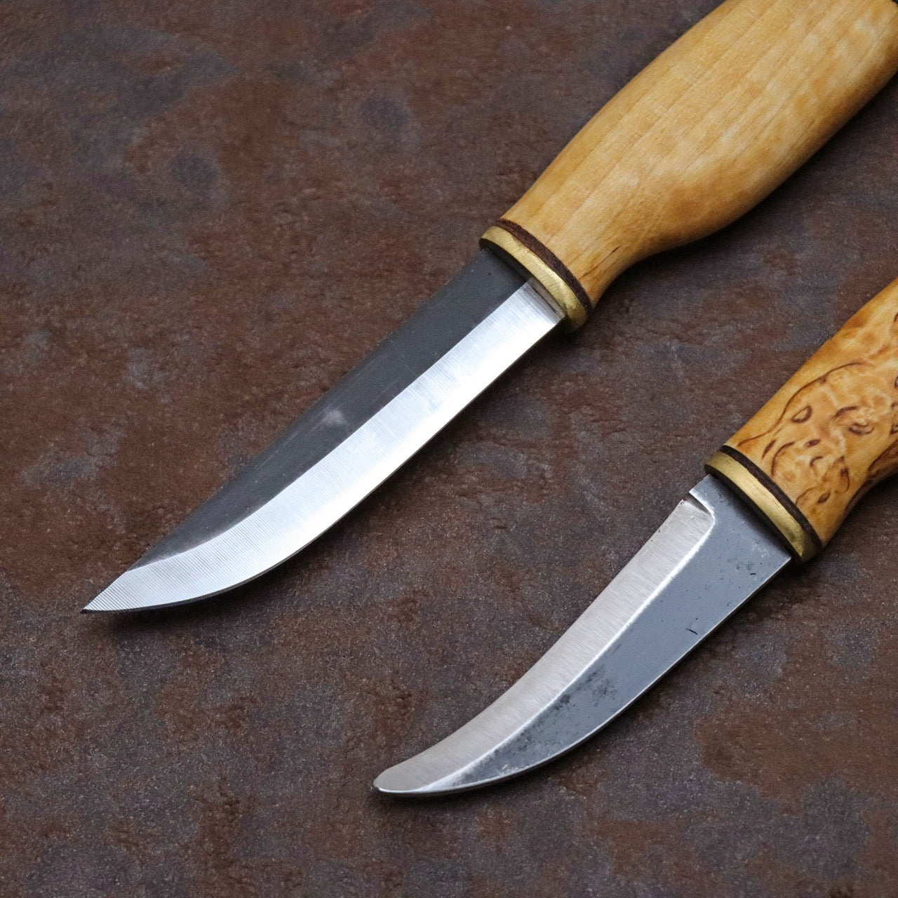 Wood Jewel 芬蘭鷹爪型小獵刀 樺木馴鹿角柄