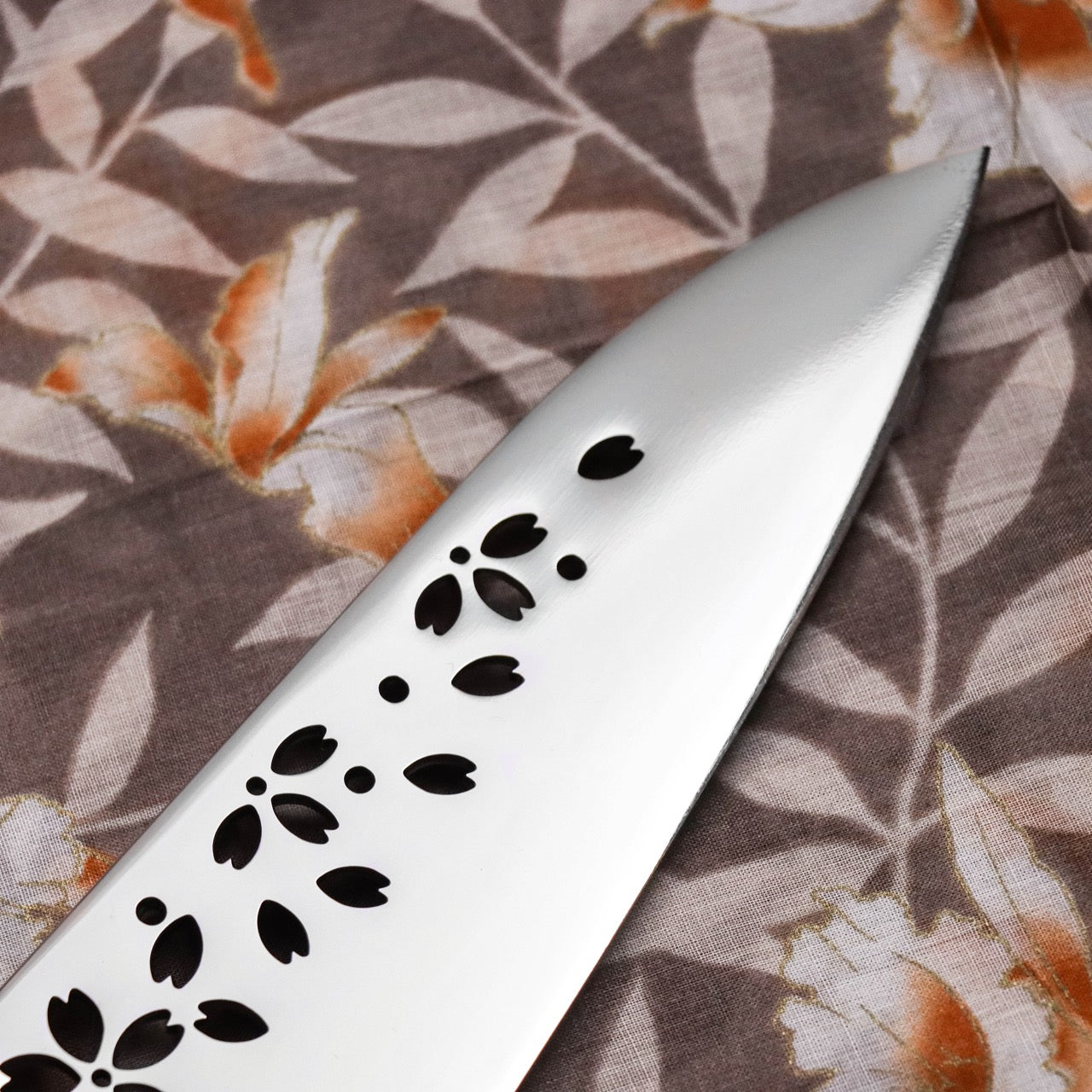 夜志野利 山櫻 宙本燒 SW不鏽鋼和牛刀