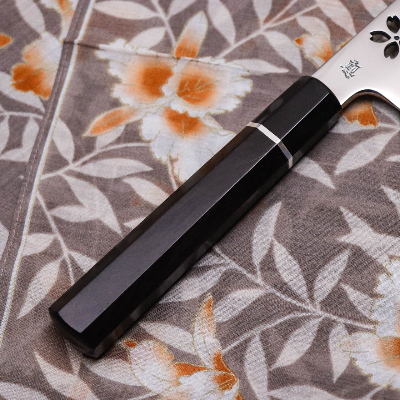 夜志野利 山櫻 宙本燒 SW不鏽鋼和牛刀