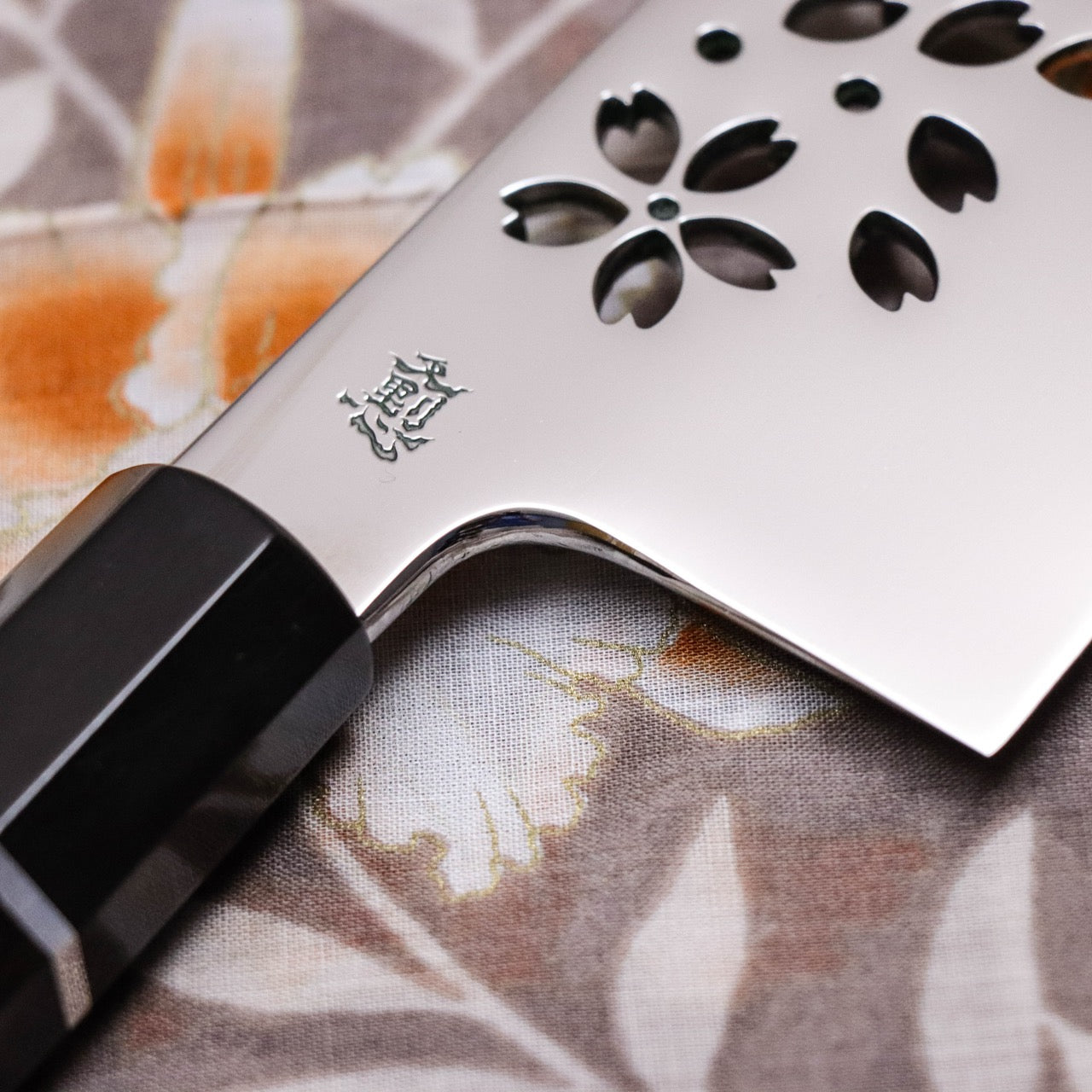 夜志野利 山櫻 宙本燒 SW不鏽鋼和牛刀