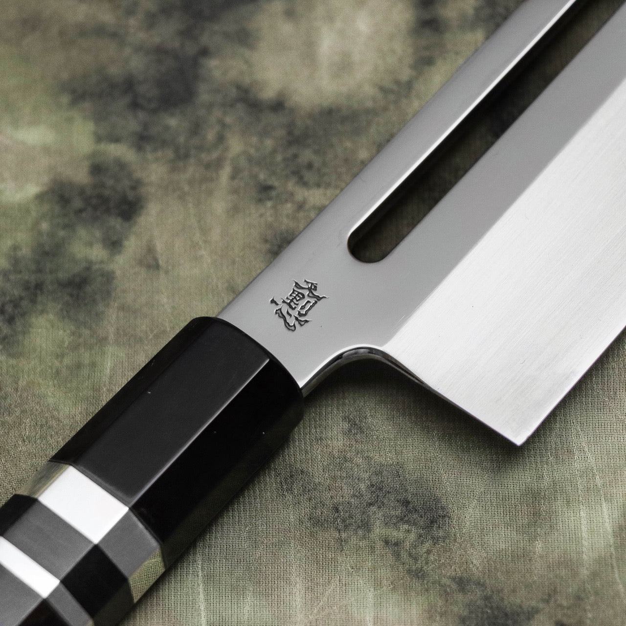 夜志野利 雨龍拵 宙本燒 SW不鏽鋼 切付和牛刀
