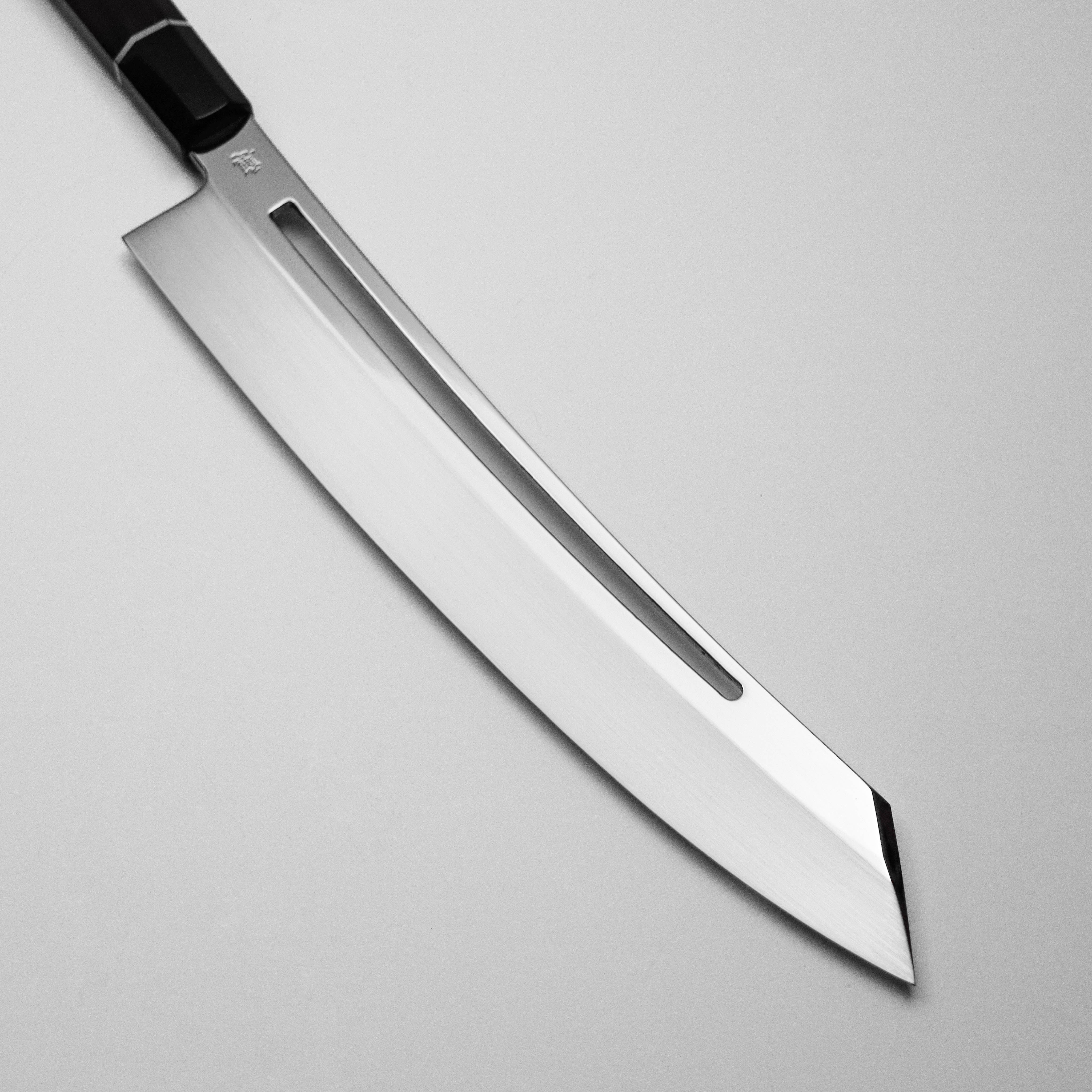 夜志野利 雨龍拵 宙本燒 SW不鏽鋼 切付和牛刀