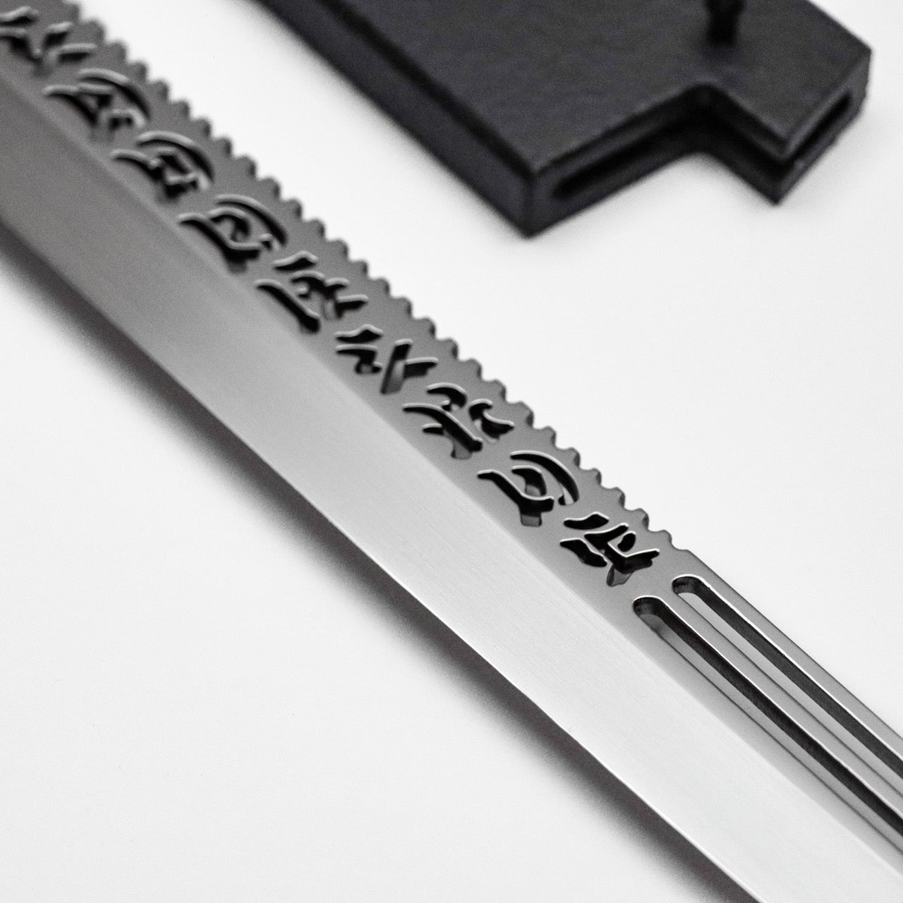 夜志野利 明王劍 宙本燒 SW不鏽鋼 長寸諸刃包丁