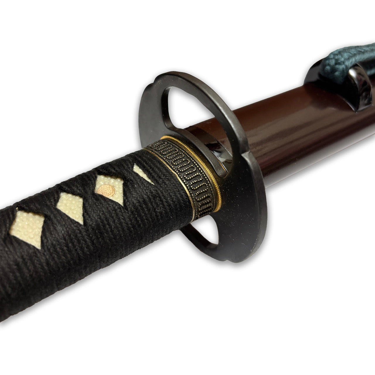 日本濃州堂 初傳居合刀系列 繩目拵 籃籠透