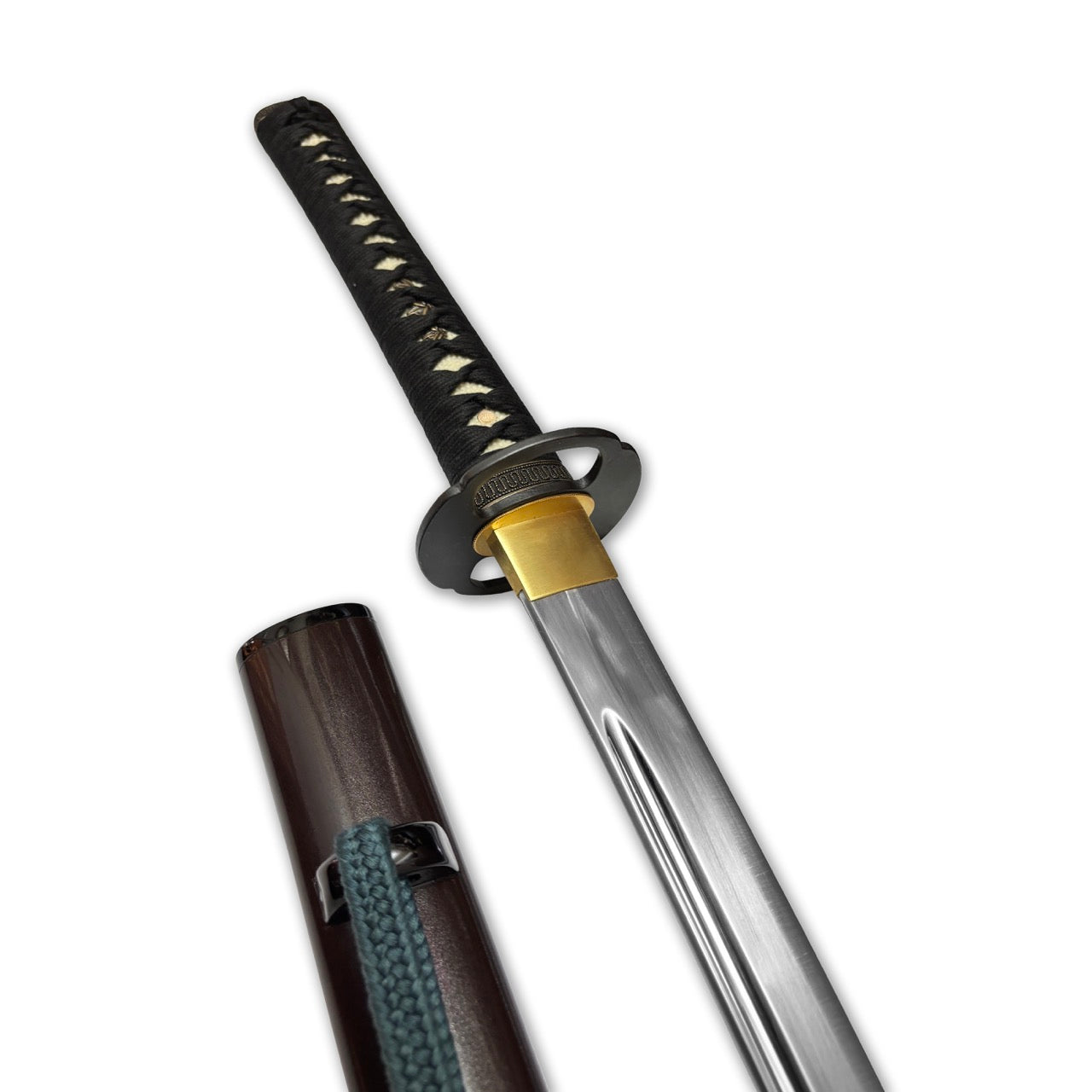 日本濃州堂 初傳居合刀系列 繩目拵 籃籠透