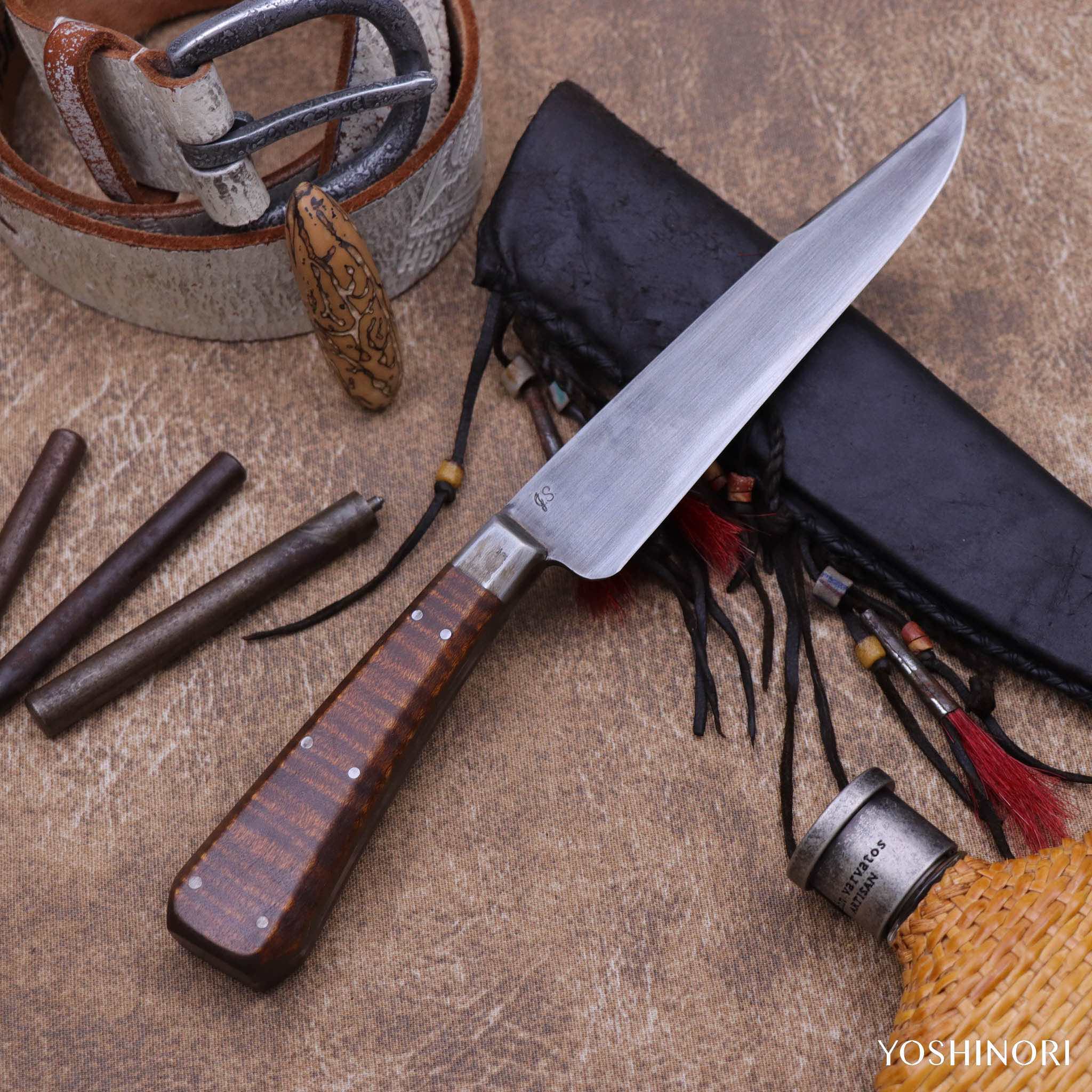 RMC 印地安Petty式小獵刀 美國虎紋楓木柄