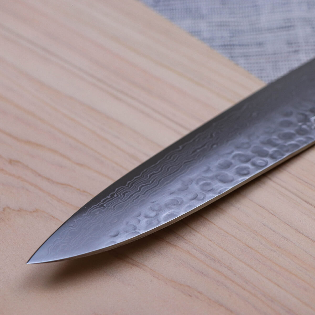 堺實光 VG10 槌目大馬士革千層鋼 和牛刀 朴木柄