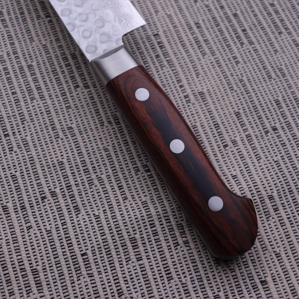 JIKKO Tsuchime Finish VG10 17-layer Damascus Steel Sujihiki