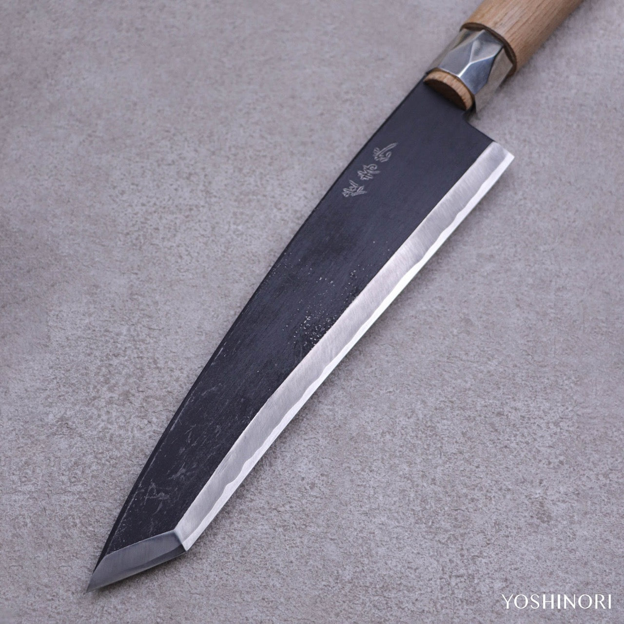 金高佳孝作 總手鍛 逆反鉈 黑打兩刃 山刀