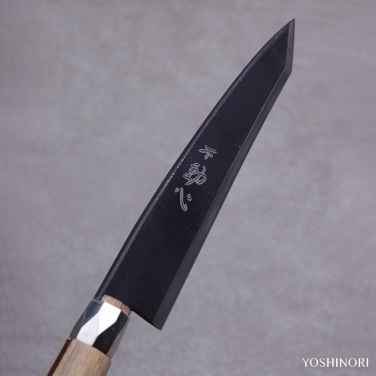 金高佳孝作 總手鍛 逆反鉈 黑打兩刃 山刀