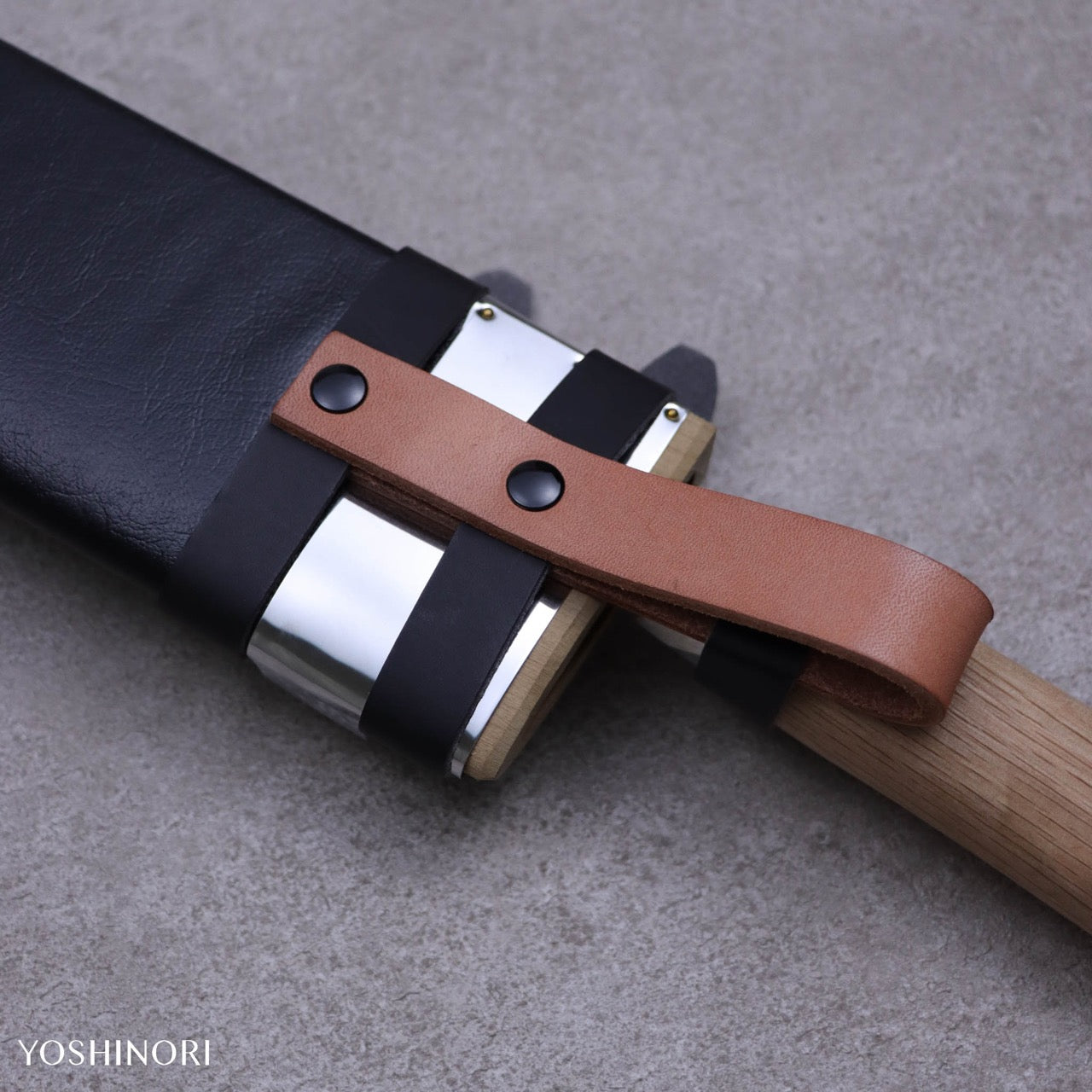 金高佳孝作 總手鍛 逆反鉈 黑打兩刃 山刀