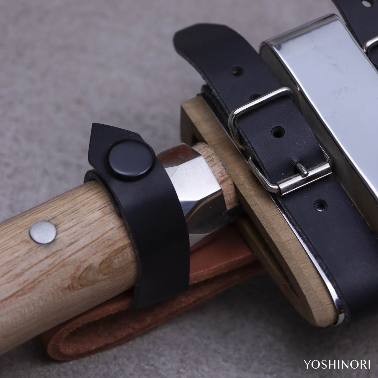 金高佳孝作 總手鍛 逆反鉈 黑打兩刃 山刀