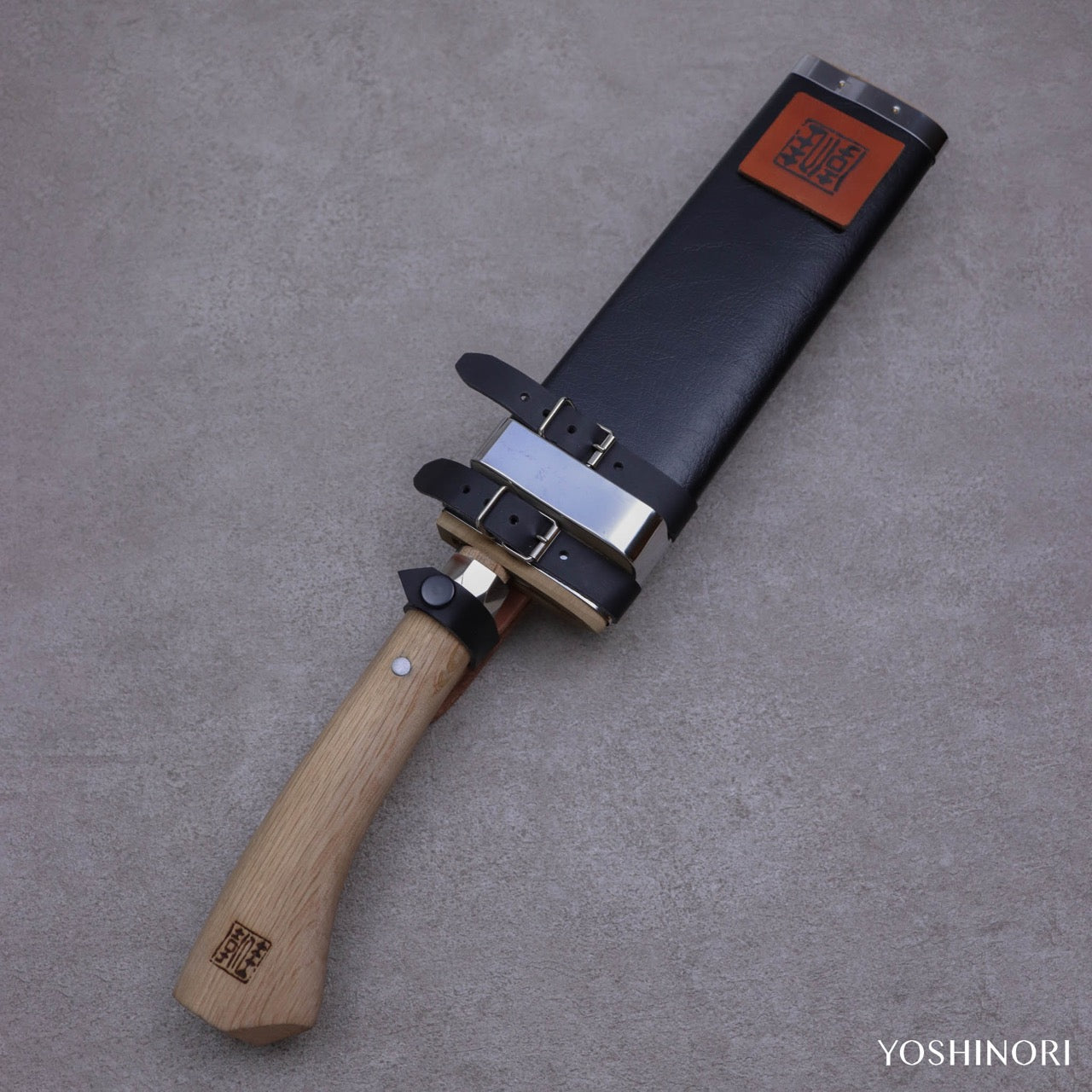 金高佳孝作 總手鍛 逆反鉈 黑打兩刃 山刀