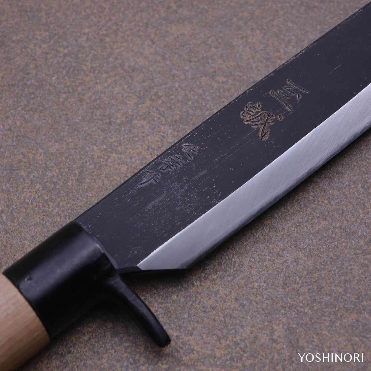 金高佳孝作 總手鍛片刃黑打 劍形山刀