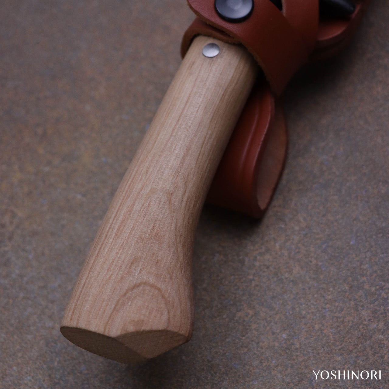 金高佳孝作 總手鍛片刃黑打 劍形山刀