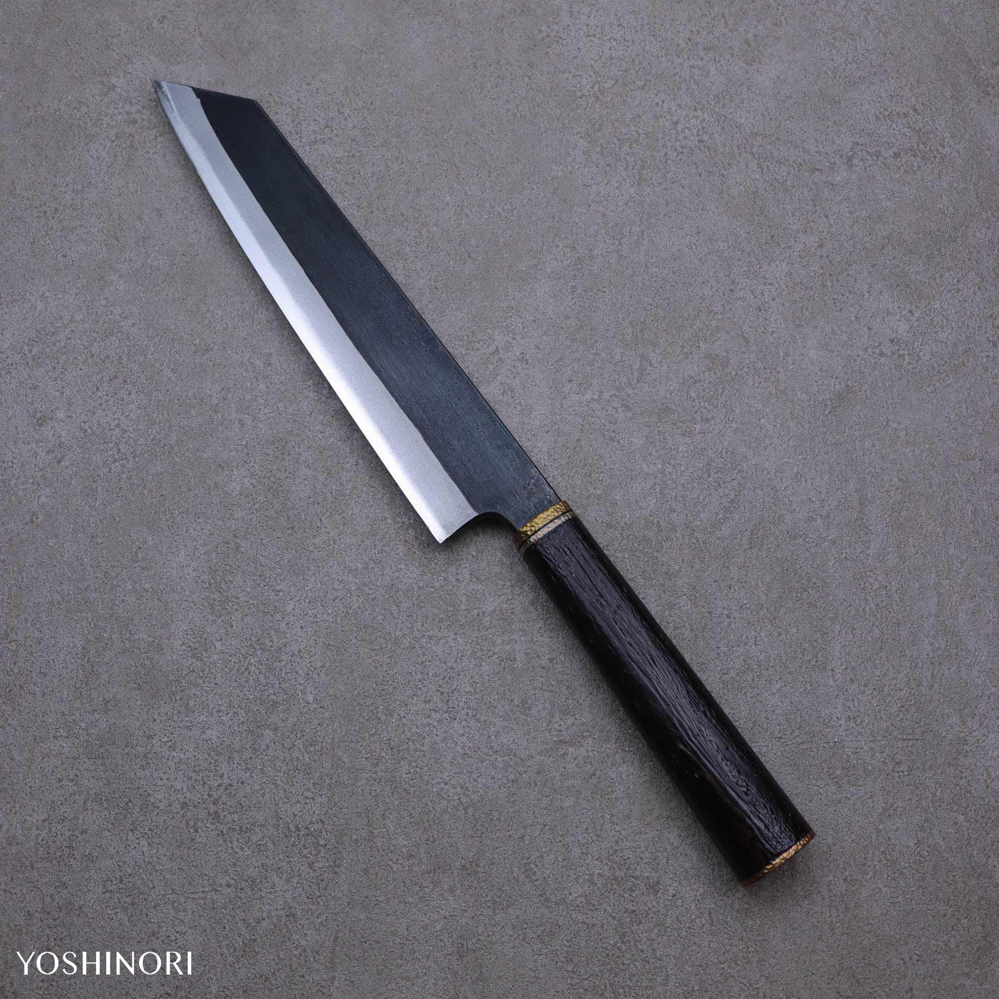 松本鍛作 劍形黑打兩刃切付包丁（劍形山刀）