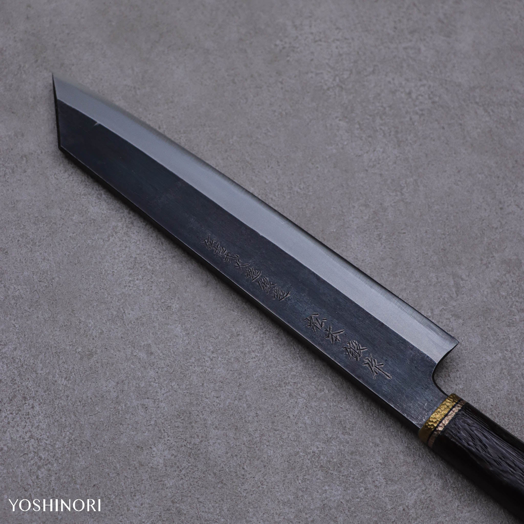 松本鍛作劍形黑打兩刃切付包丁（劍形山刀） – yanpingknifesword