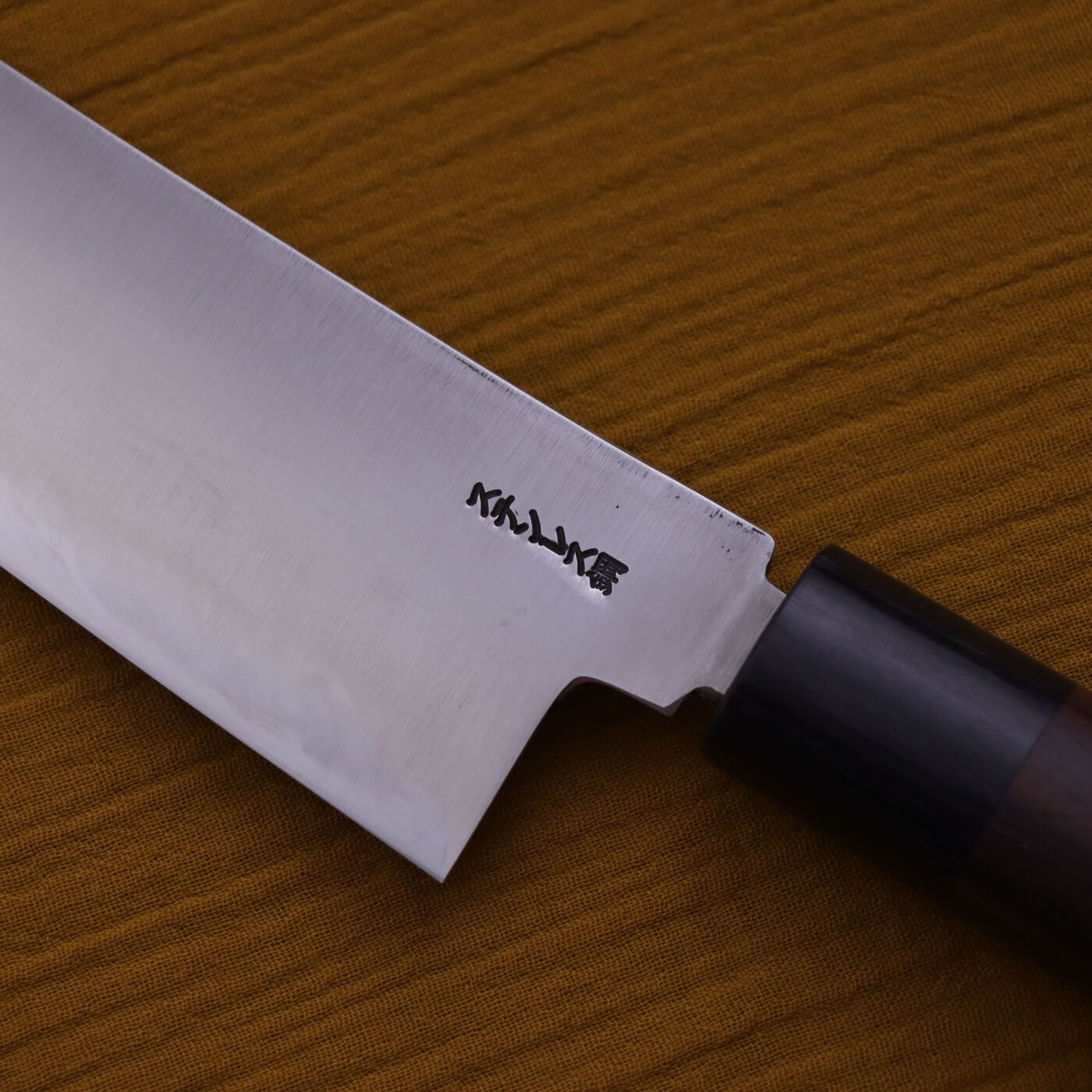 萬代光月 超合金不鏽鋼 劍形和式牛刀 付紫檀木鞘