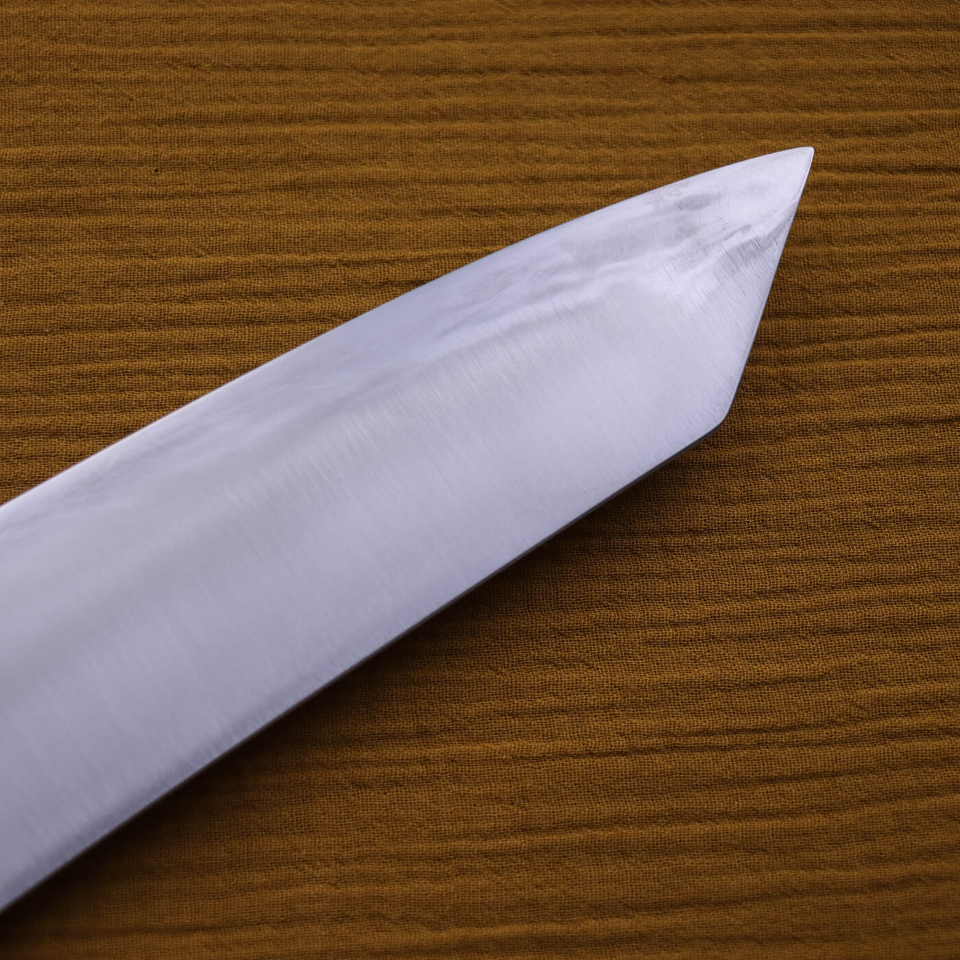 萬代光月 超合金不鏽鋼 劍形和式牛刀 付紫檀木鞘