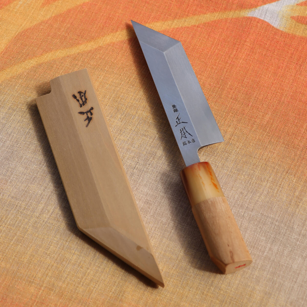 Masamoto Hon-Kasumi Shirogami Steel Edo-style Eel Knife