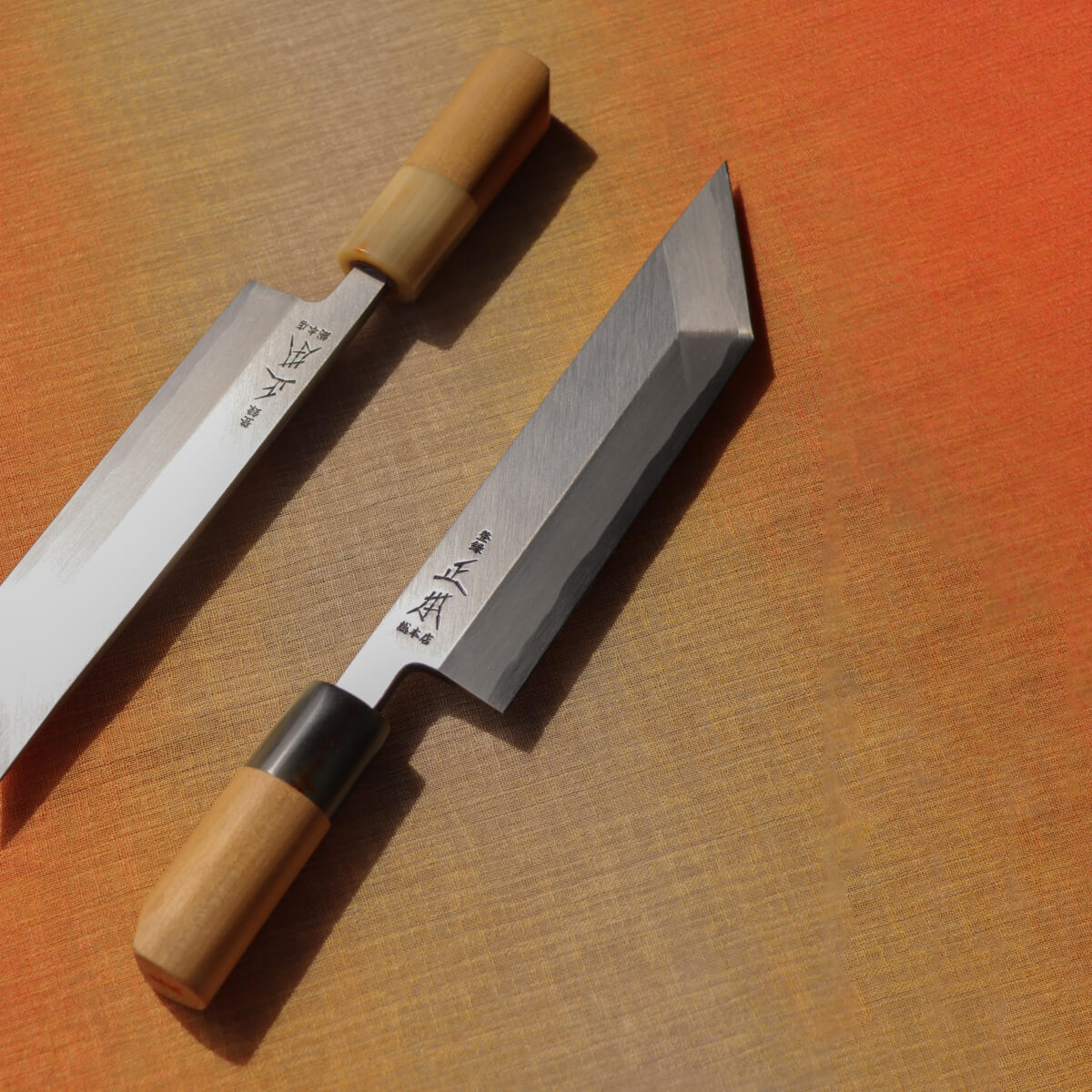 Masamoto Hon-Kasumi Shirogami Steel Edo-style Eel Knife