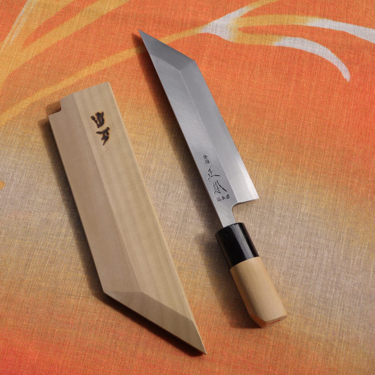 Masamoto Hon-Kasumi Shirogami Steel Edo-style Eel Knife