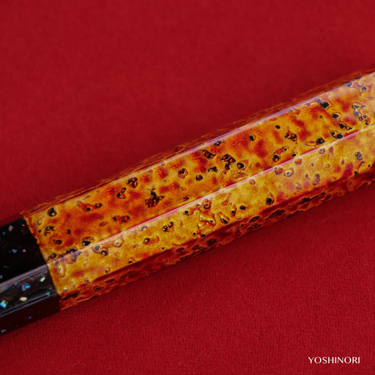 Masamoto Hon-Kasumi White Steel Pike Conger Knife with Urushi Saya