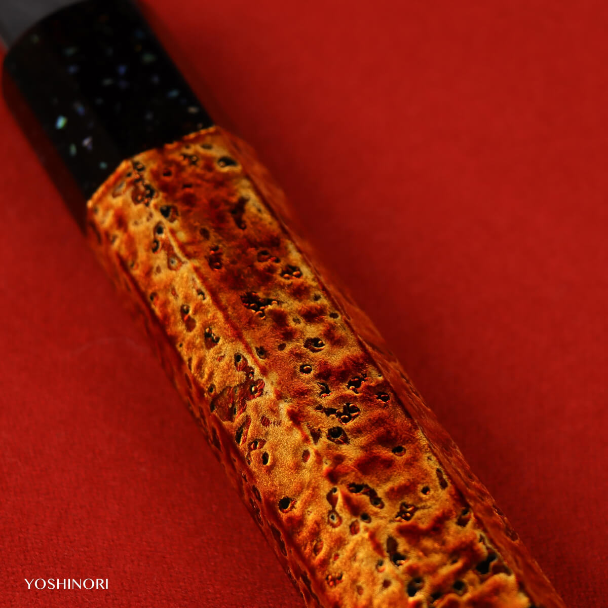 Masamoto Hon-Kasumi White Steel Pike Conger Knife with Urushi Saya