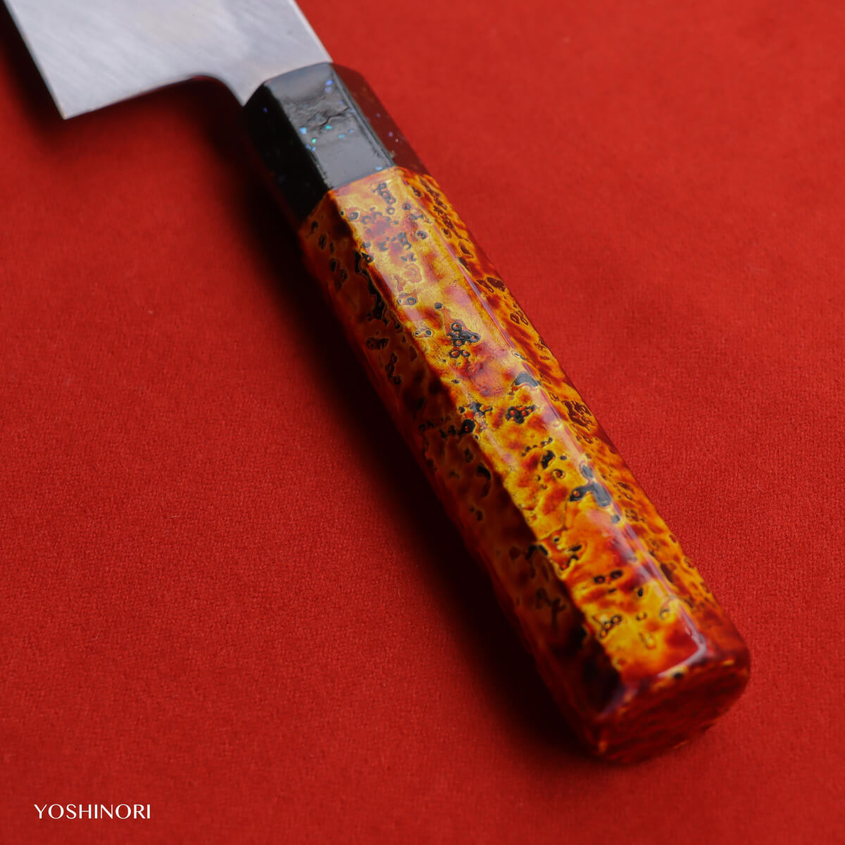 Masamoto Hon-Kasumi White Steel Pike Conger Knife with Urushi Saya