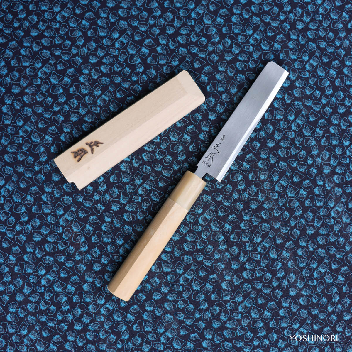 Masamoto Hon-Kasumi Shirogami Steel Nagoya-style Eel Knife