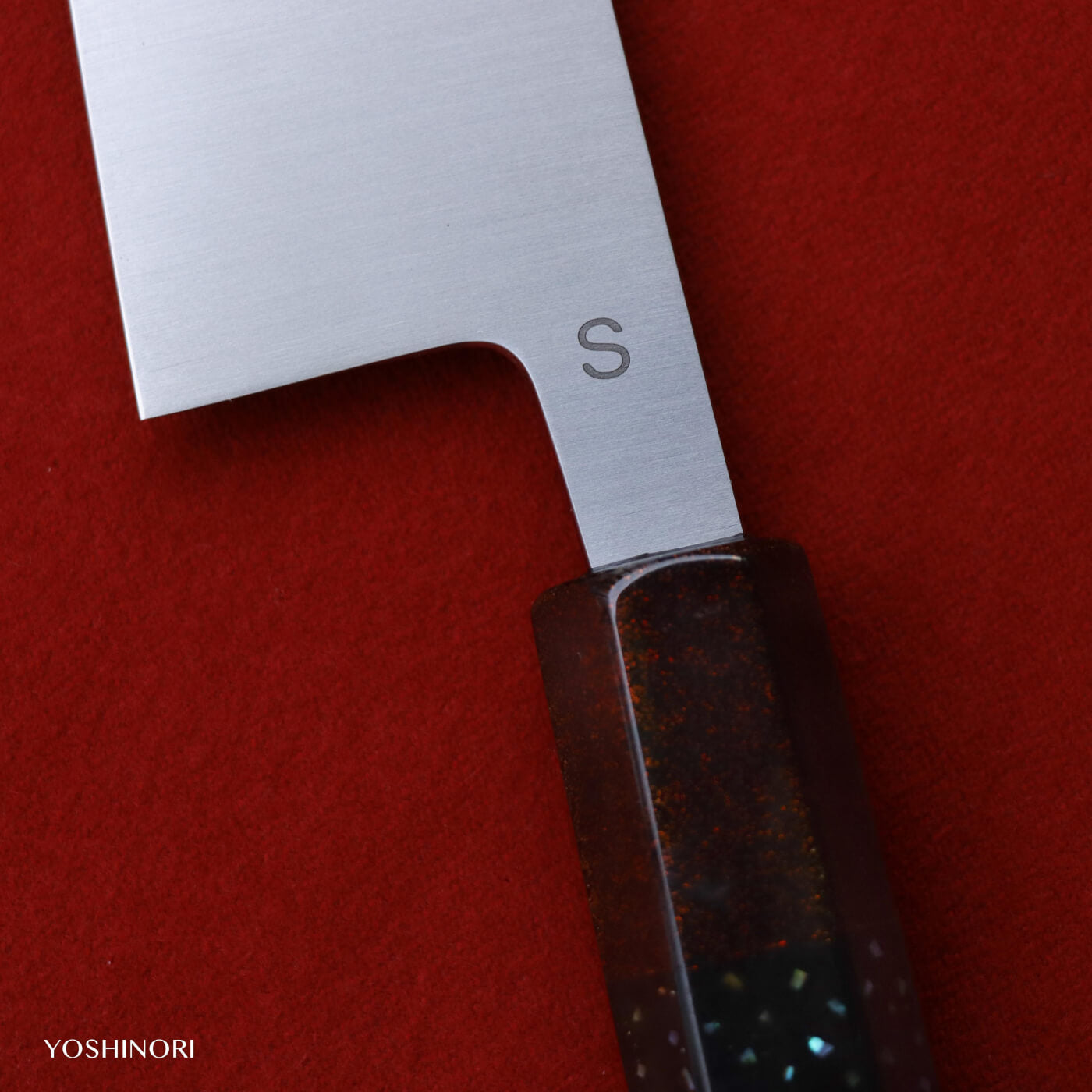 正本 SW瑞典不鏽合金鋼 和式牛刀 付本漆塗鞘