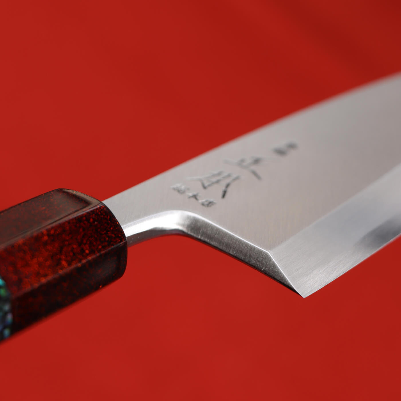 Masamoto Hon-Kasumi Shirogami Steel Deba Urushi Saya