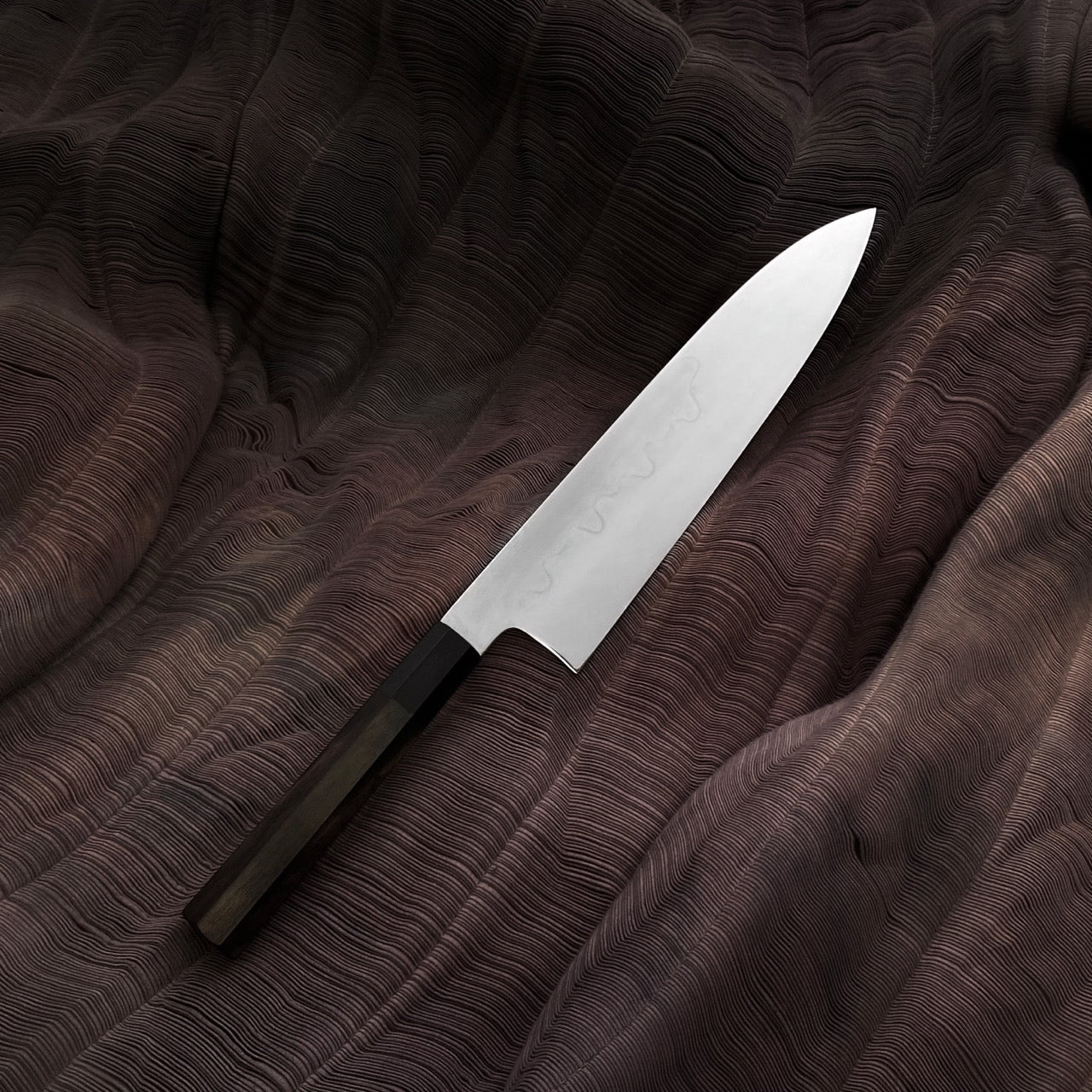 Minamoto Akitada White #3 Steel Tyouji Hamon Honyaki Wa-Gyuto