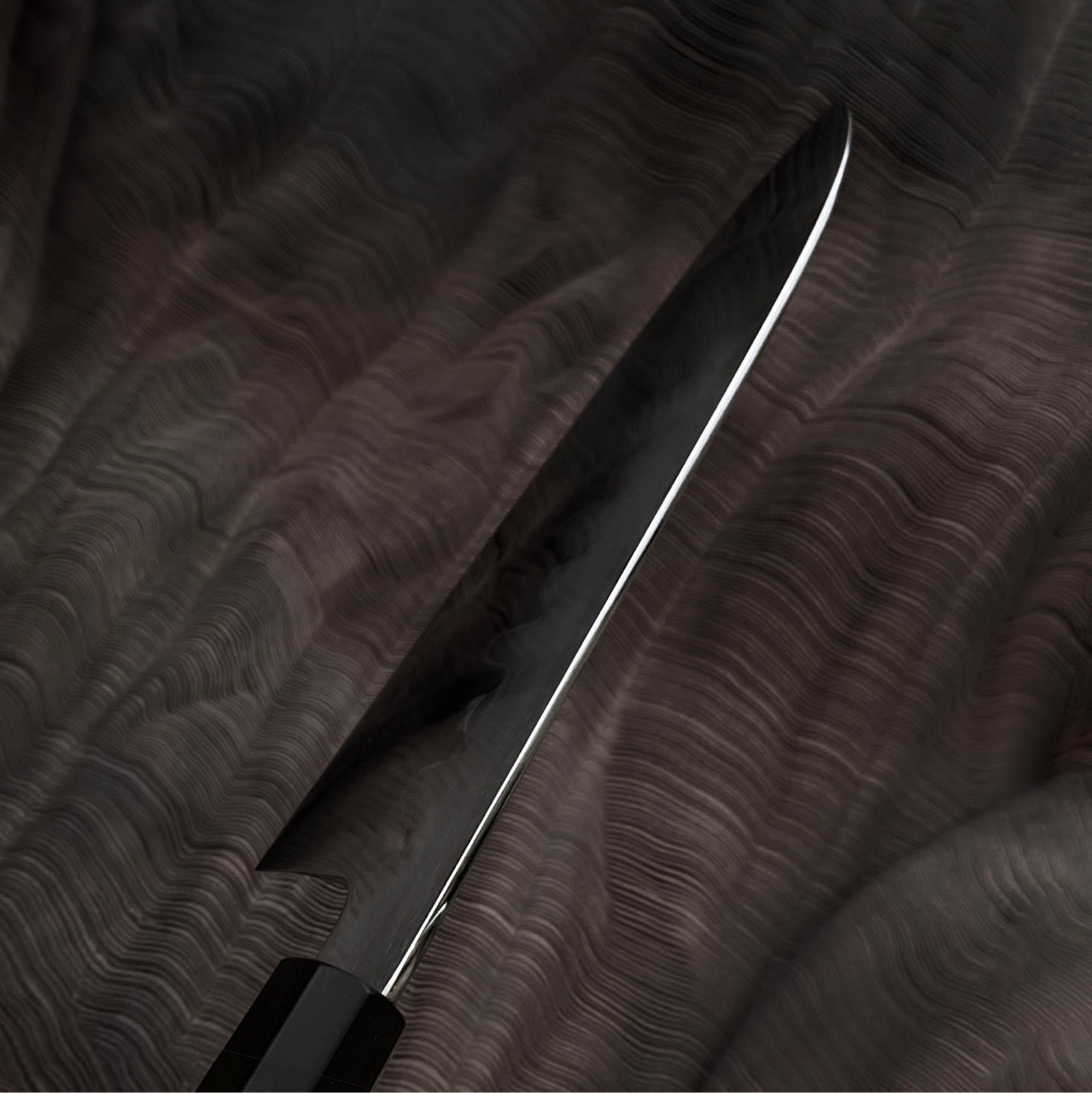 Minamoto Akitada White #3 Steel Tyouji Hamon Honyaki Wa-Gyuto