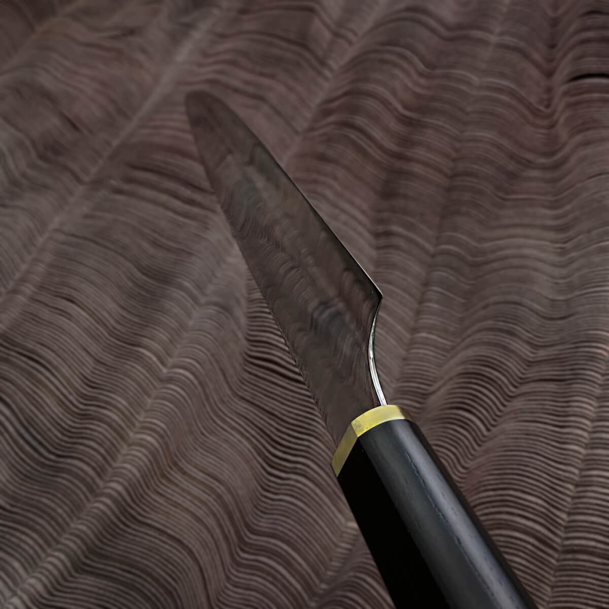 源昭忠 水本燒丁子刃紋出 Petty 太鼓形柄