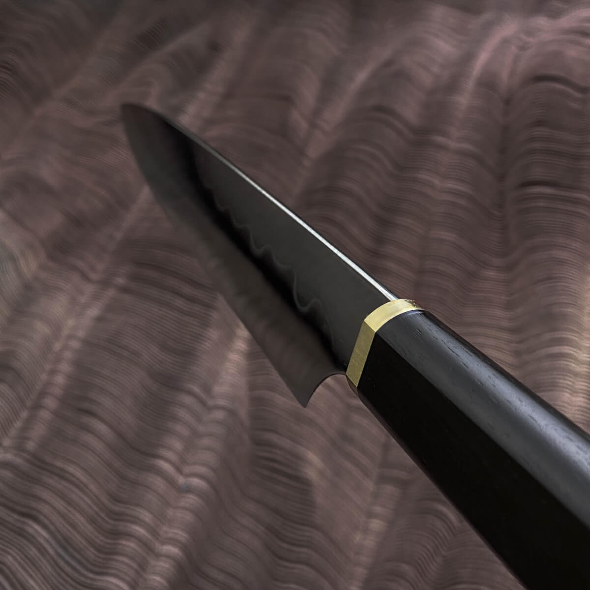 源昭忠 水本燒丁子刃紋出 Petty 太鼓形柄