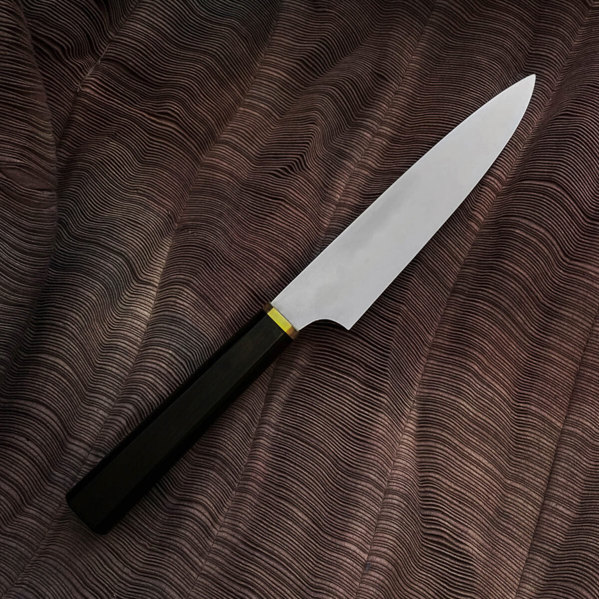 源昭忠 水本燒丁子刃紋出 Petty 太鼓形柄