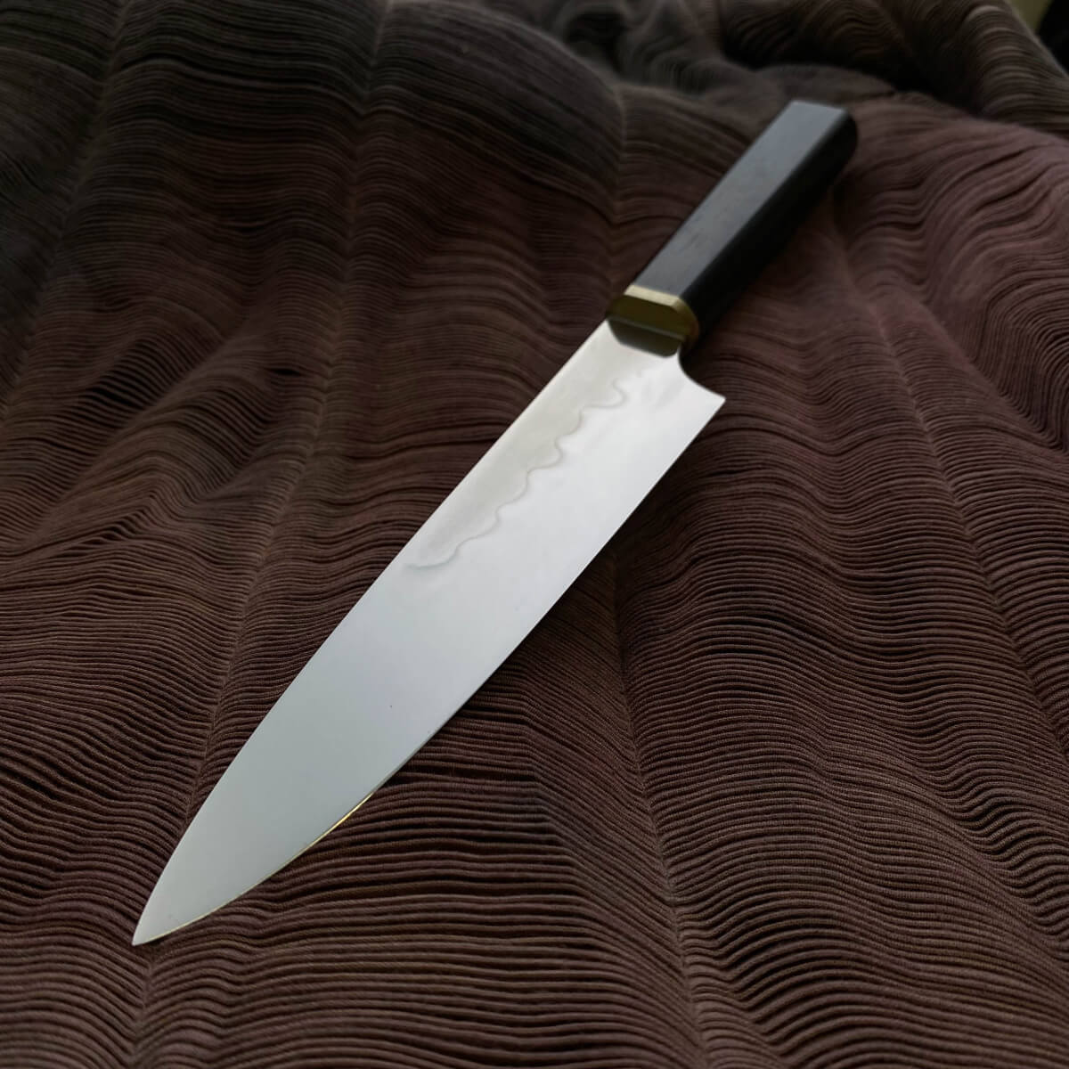 源昭忠 水本燒丁子刃紋出 Petty 太鼓形柄