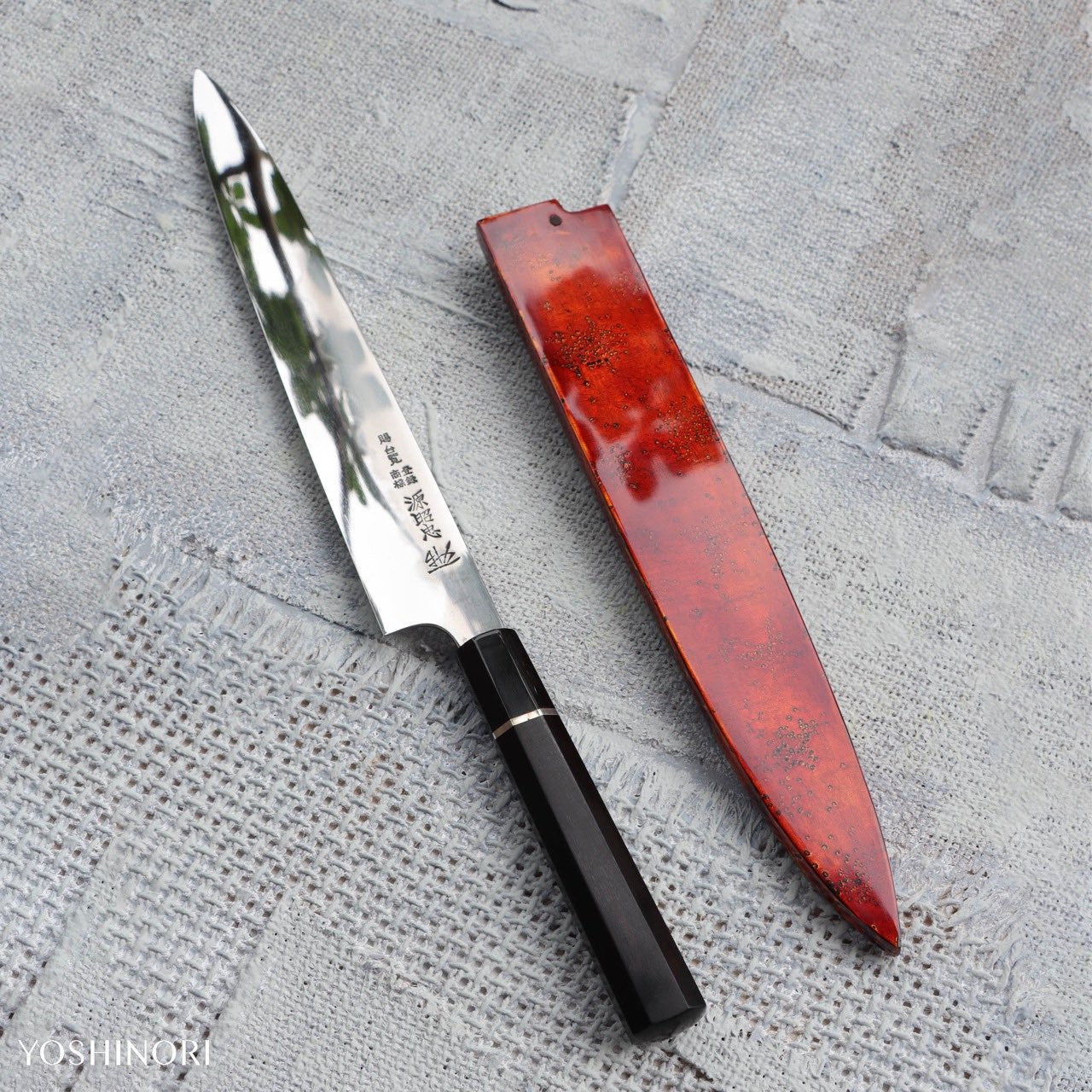 Minamoto Akitada DX Aogami #2 Steel Tyouji Hamon Honyaki Wa-Sujihiki