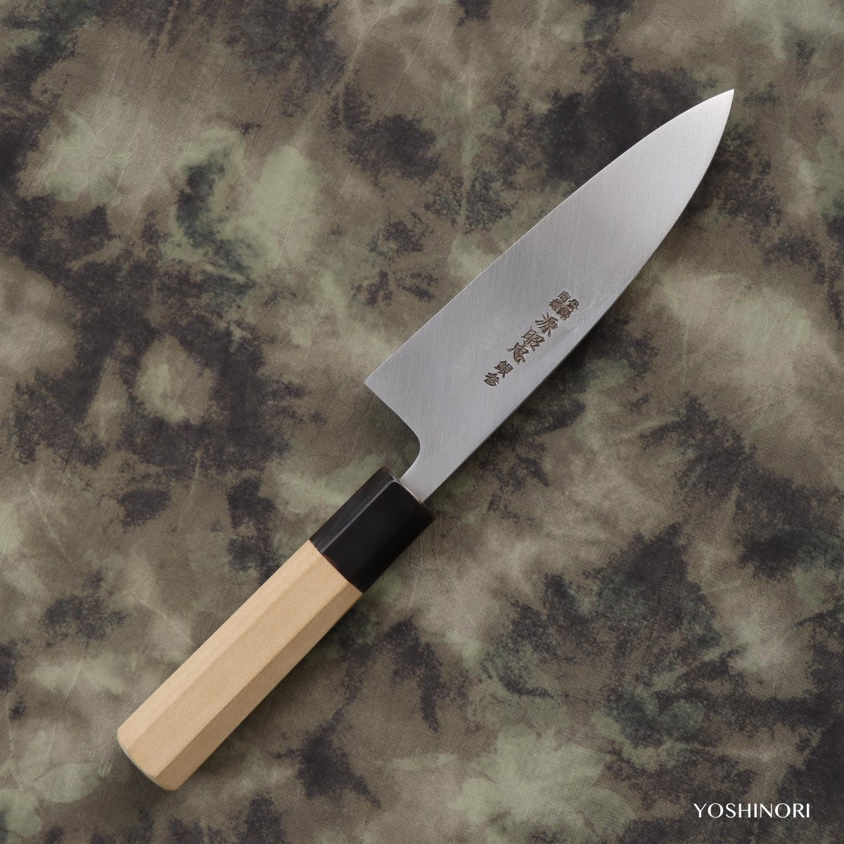 源昭忠 銀三鋼 名言系列「忠愛至誠 行雲流水」身卸出刃包丁