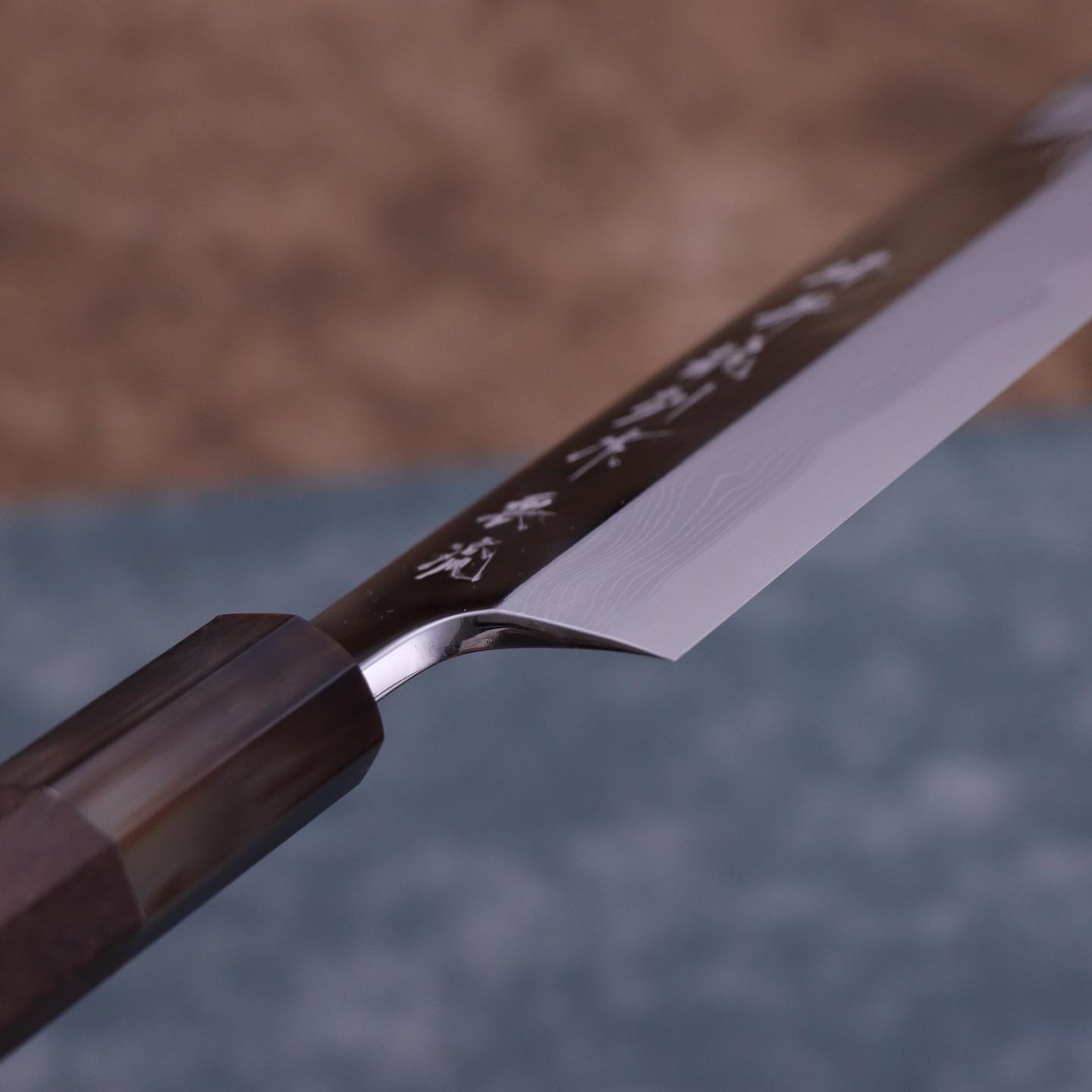 Sakai Shoryu Aogami #1 Damascus Steel All-purpose Kiritsuke