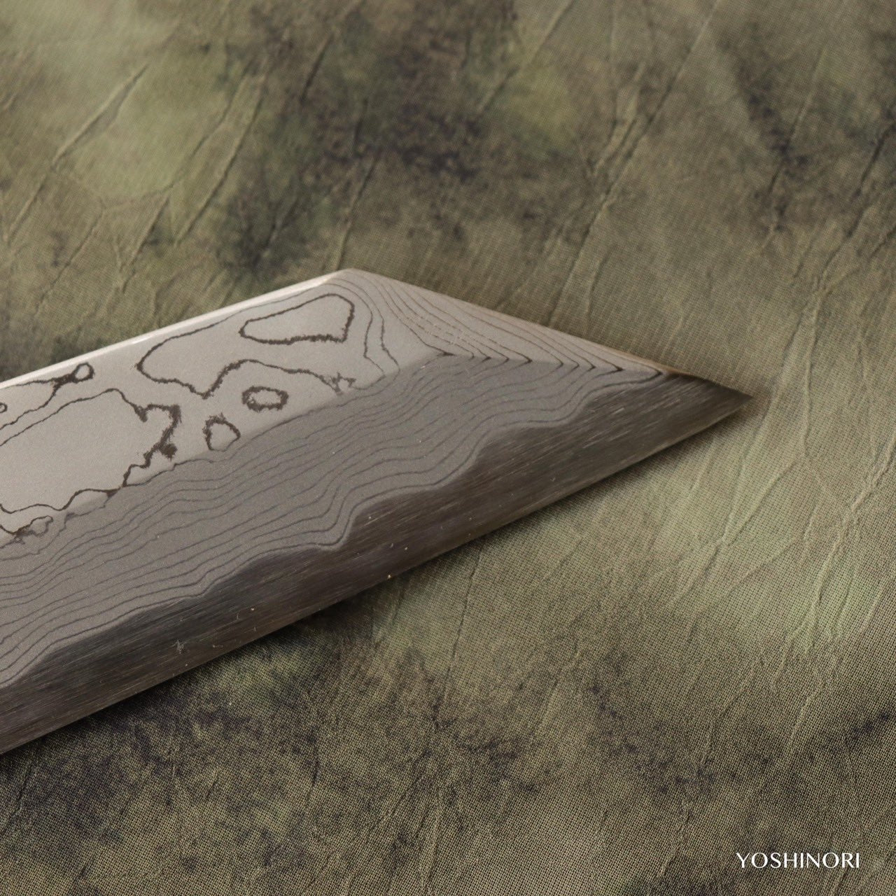 Sakai Shoryu Blue #1 Suminagashi Kiritsuke Mioroshi Deba