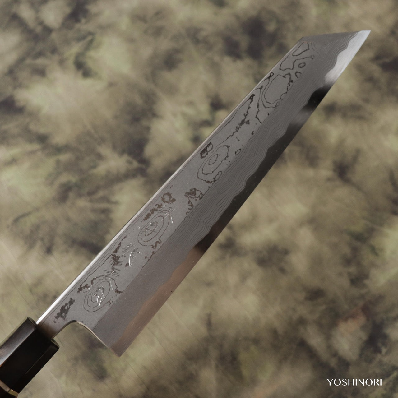 Sakai Shoryu Blue #1 Suminagashi Kiritsuke Mioroshi Deba